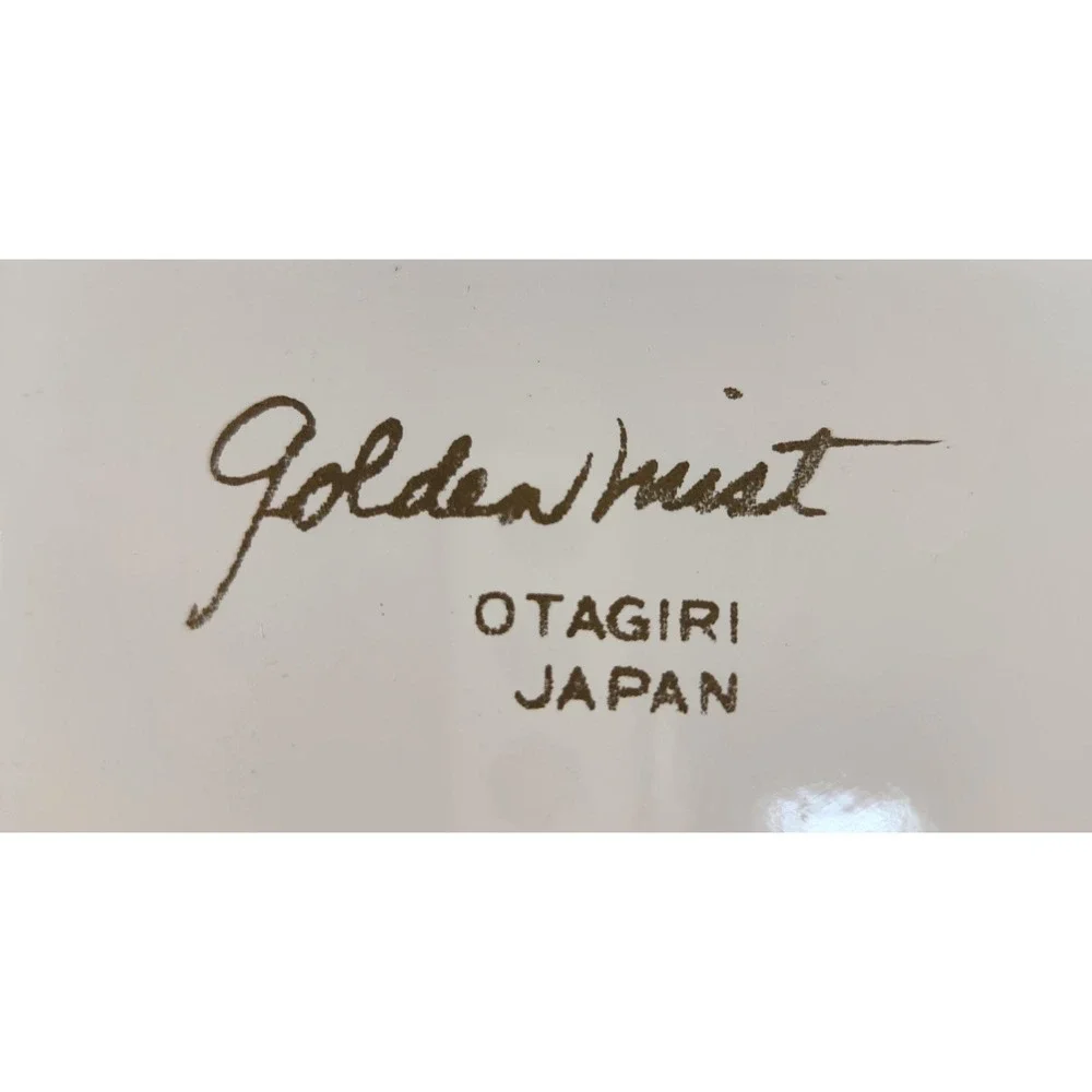 VTG MCM Otagiri Japan Golden Mist Laquerware  Trinket/Candy/Relish W/ Sections